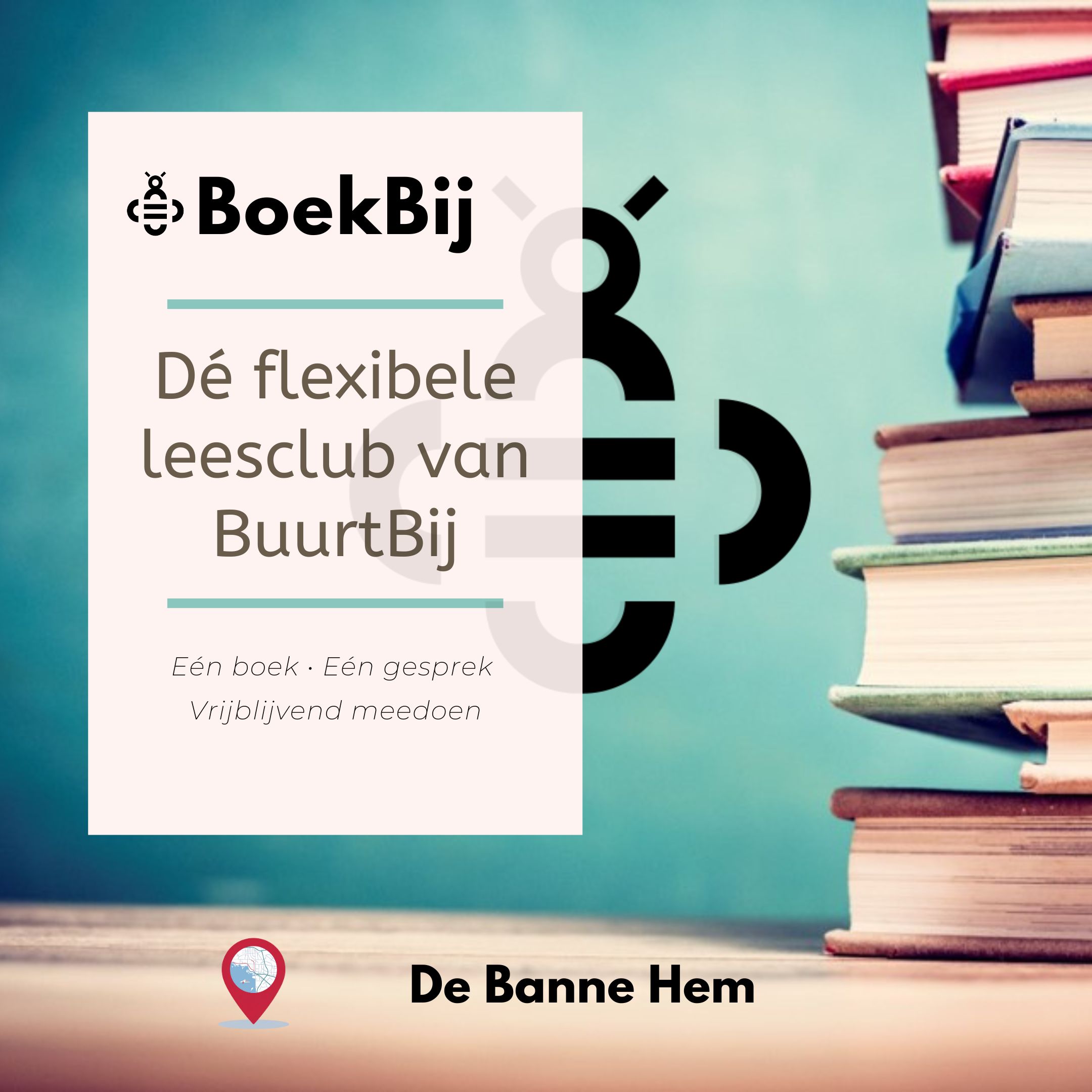 BOEKBIJ Dé flexibele leesclub van BuurtBij